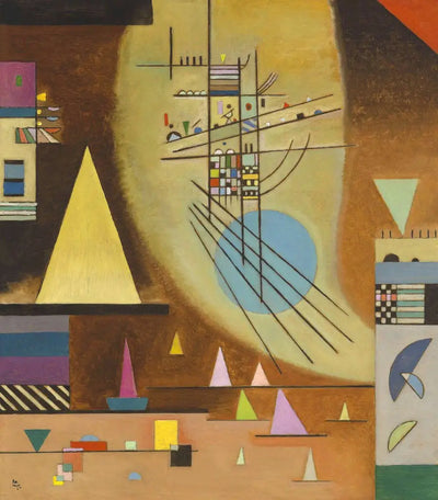 Reproduction du tableau « Tomber silencieux - Vassily Kandinsky » par Alpha Reproduction en peinture à l’huile