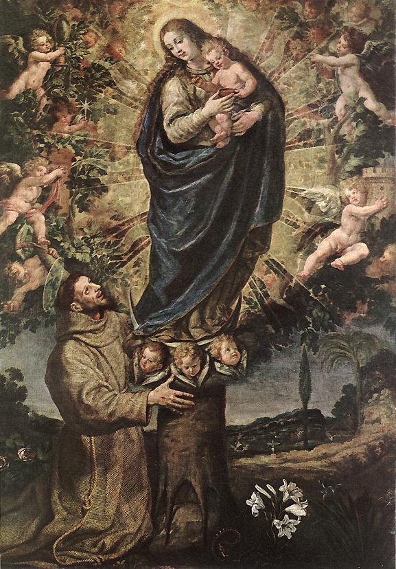 La vision de saint François d'Assise - Vincenzo Carducci