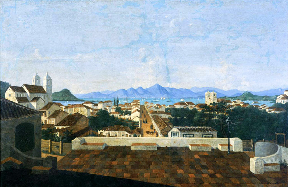 Vue partielle de la ville de Nossa Senhora do Desterro 03 - Victor Meirelles