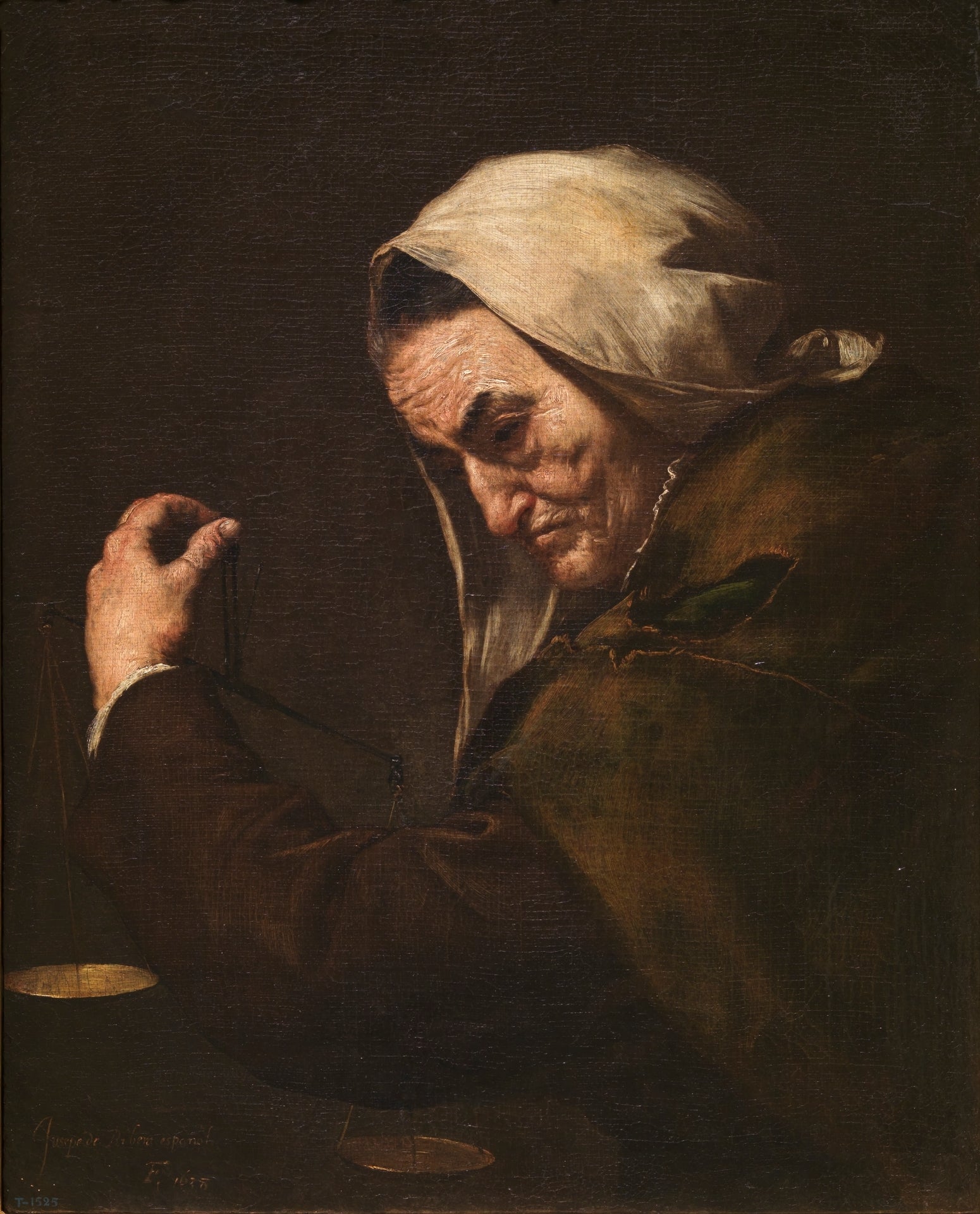 Le vieil usurier - Jusepe de Ribera