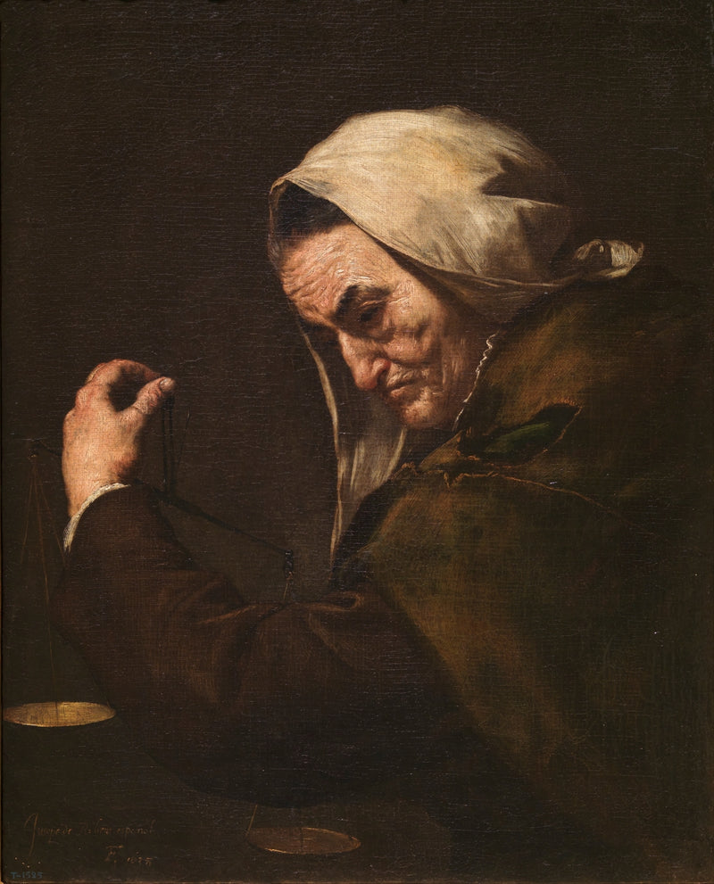 Yaşlı Para Veren - Jusepe de Ribera