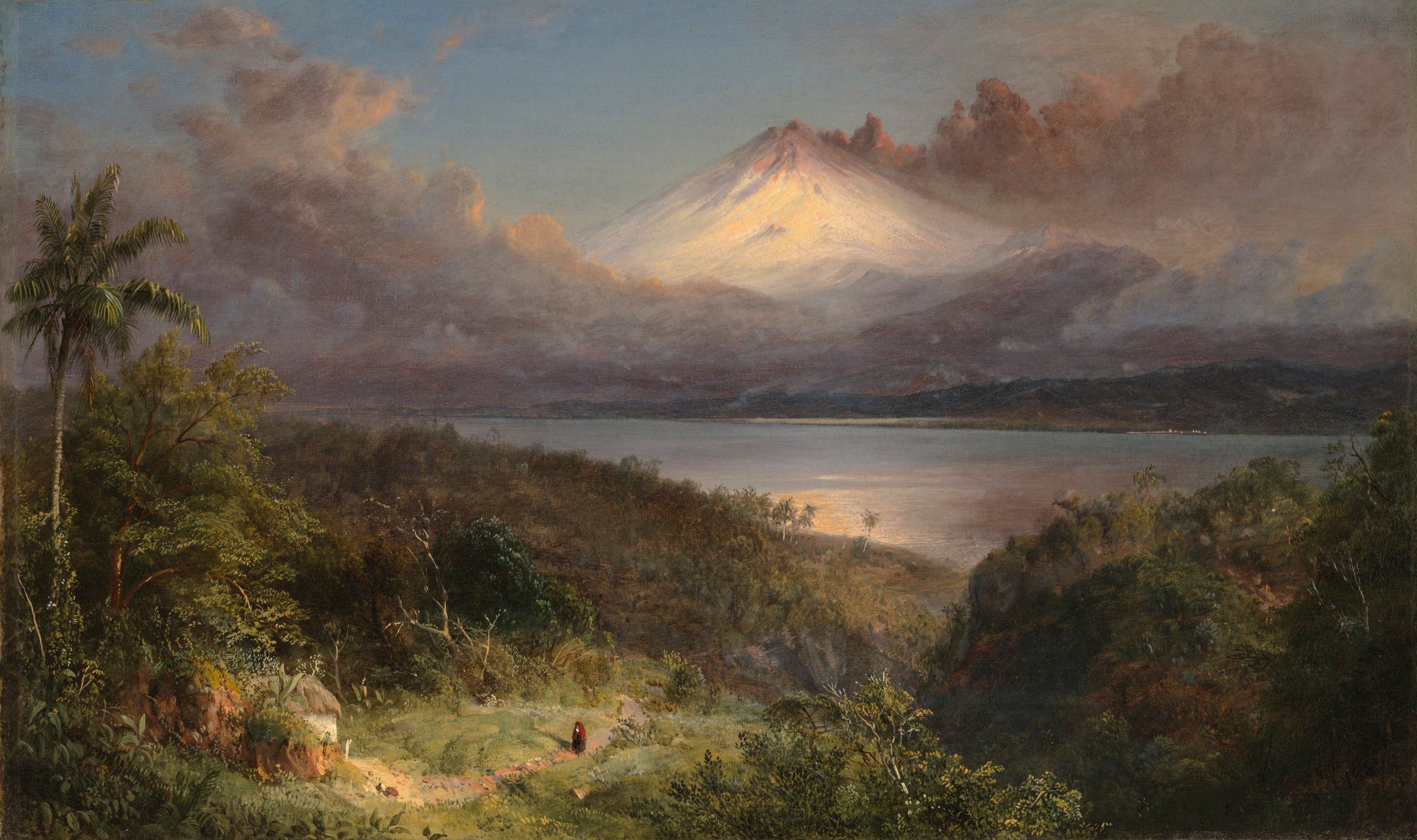 Vue du Cotopaxi - Frederic Edwin Church