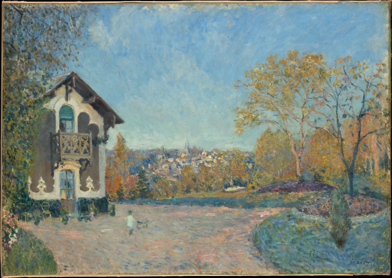 Cœur-Volant'dan Marly-le-Roi Manzarası - Alfred Sisley