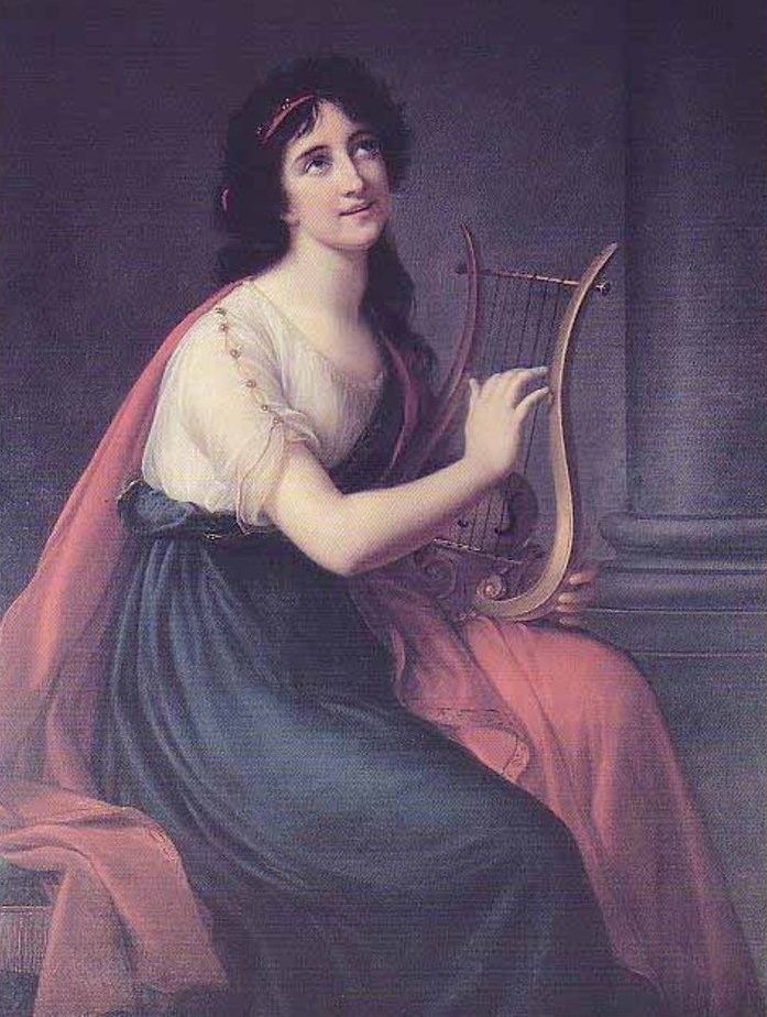 Portrait de Sophia Fries et Sappho - Élisabeth Vigée Le Brun