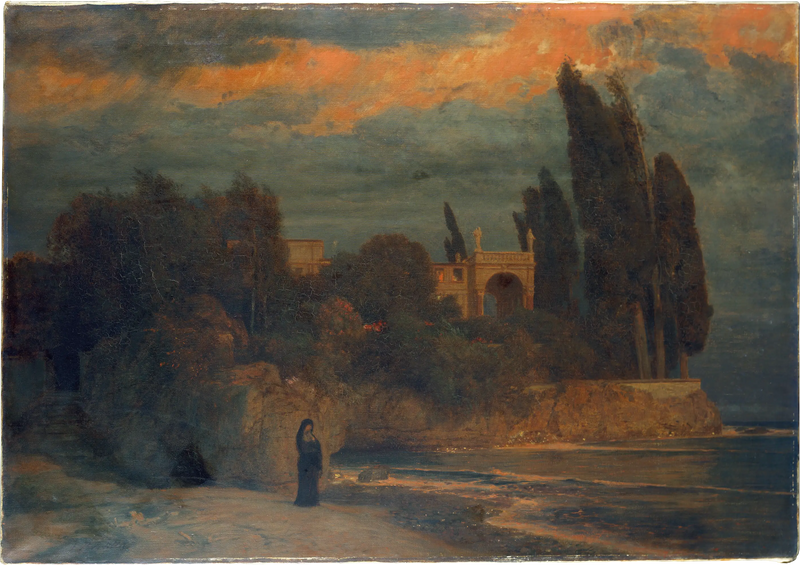 Deniz Kenarında Villa III - Arnold Böcklin