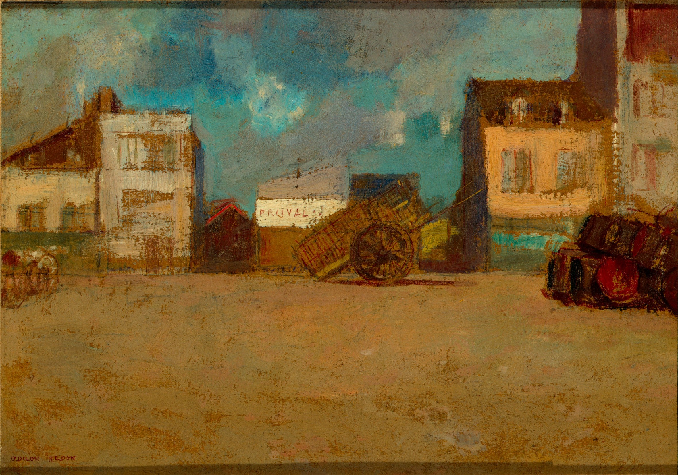 Place du Village, Bretagne - Odilon Redon