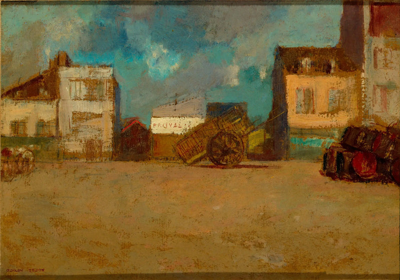 Köy Meydanı, Brittany - Odilon Redon