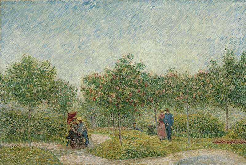 Montmartre'de Aşıklar Bahçesi - Vincent van Gogh