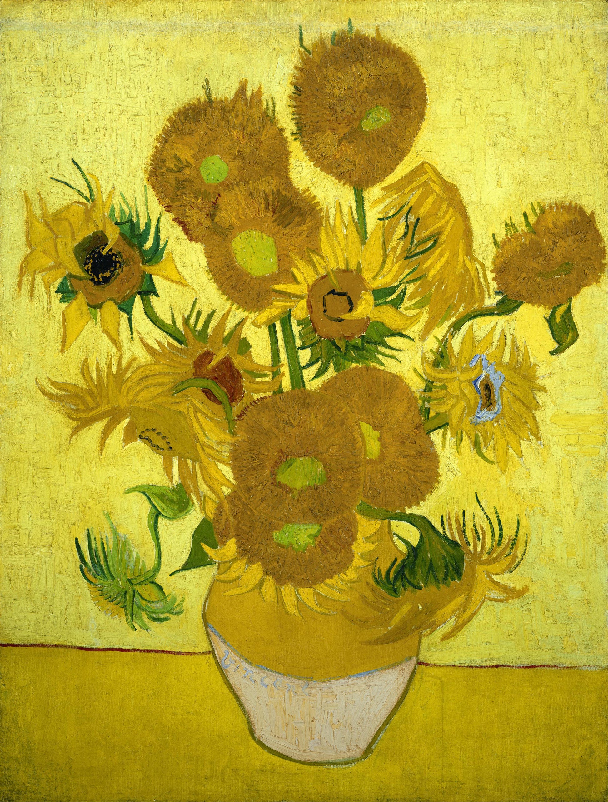 Reproduction du tableau « Tournesols - Vincent van Gogh » par Alpha Reproduction en peinture à l’huile