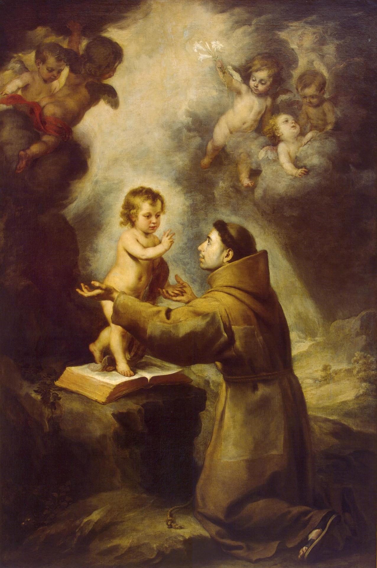 Vision de saint Antoine de Padoue - Bartolomé Esteban Murillo