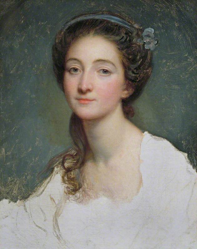 Bir Hanımefendinin Portresi, Sophie Arnould (1744-1802) olarak bilinen - Jean-Baptiste Greuze
