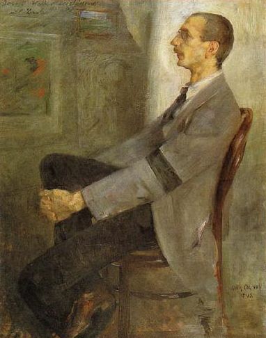 Porträt des Malers Walter Leistikow - Lovis Corinth