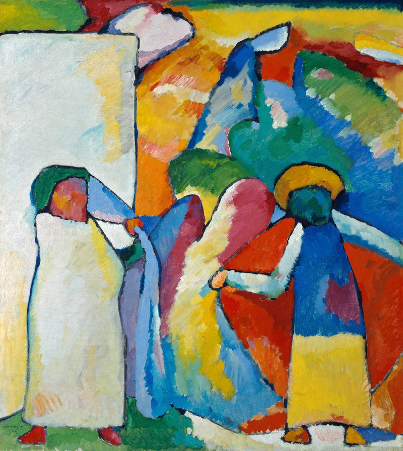 İmprovisation VI (Afrika) - Vassily Kandinsky