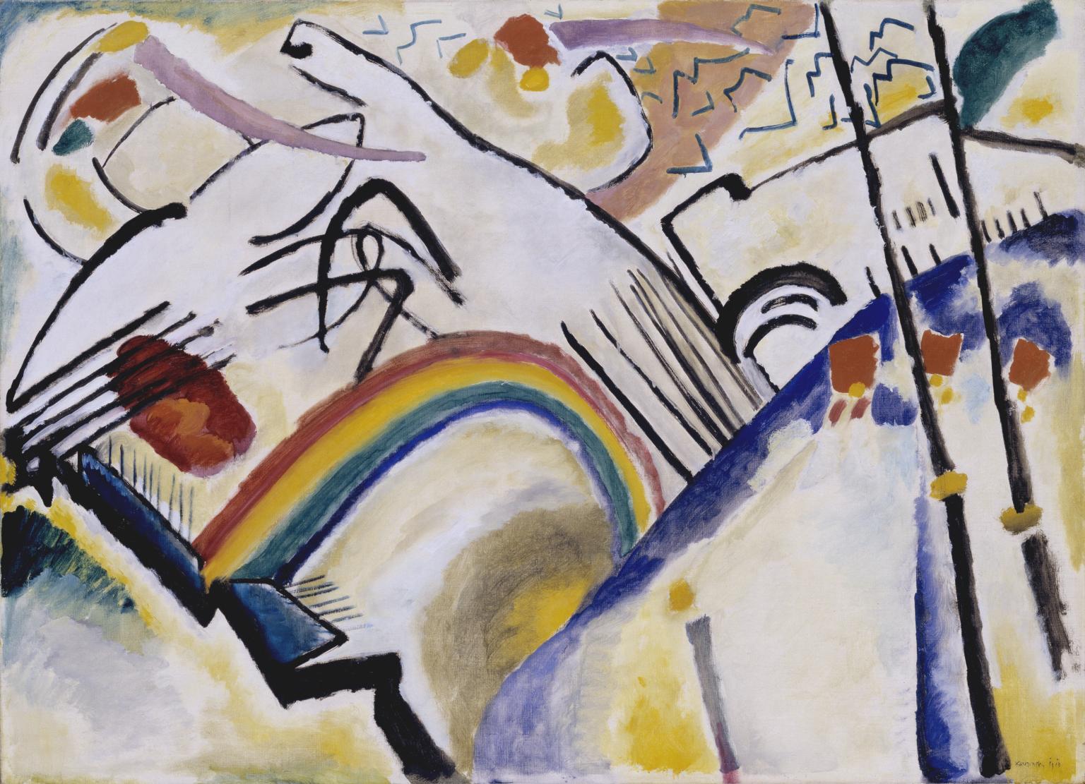 Reproduction du tableau « Cosaques - Vassily Kandinsky » par Alpha Reproduction en peinture à l’huile