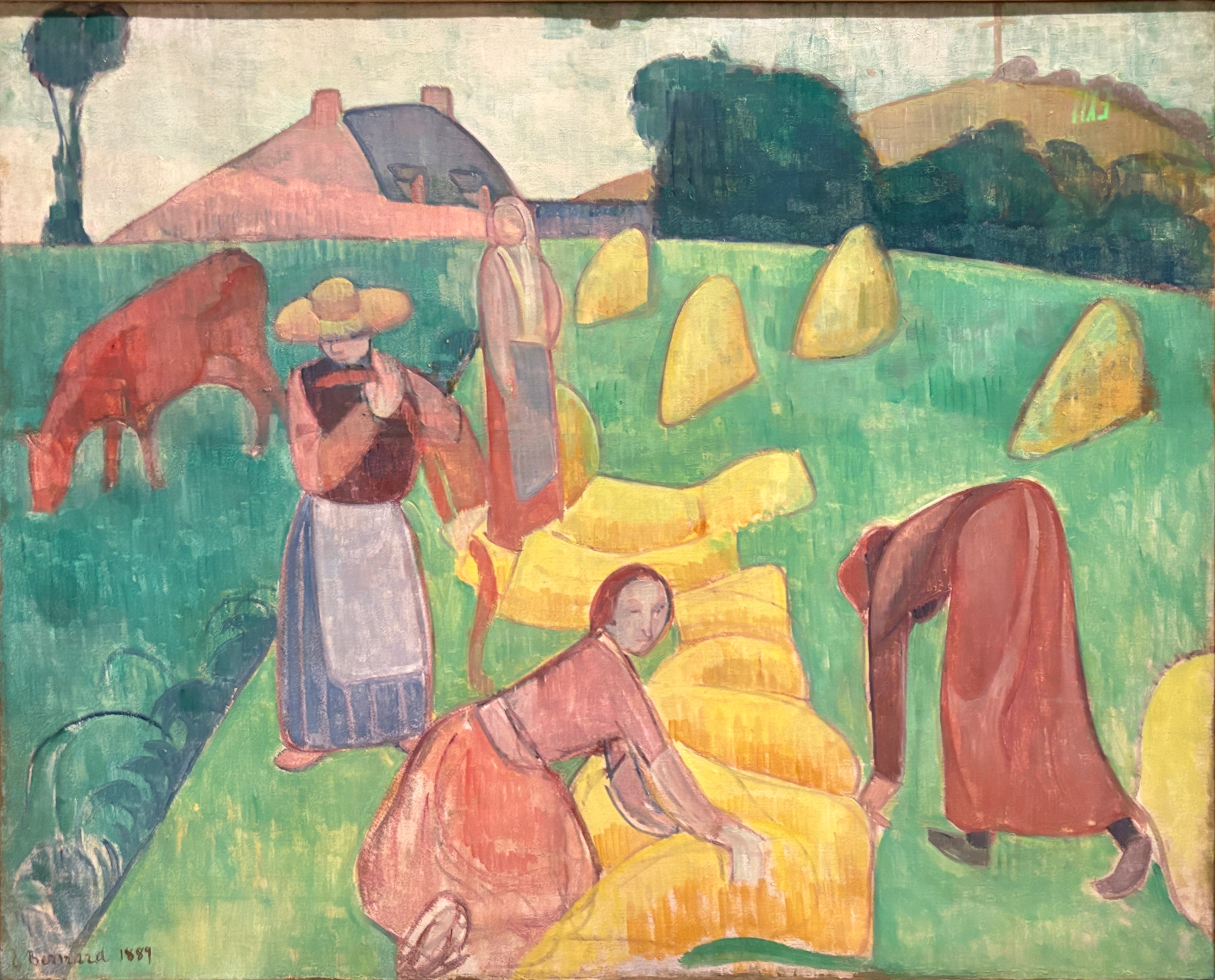 La récolte du blé - Émile Bernard