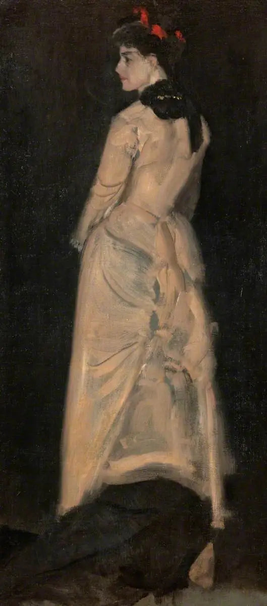 Ten renk uyumu: Mme Louise Jopling Portresi 1877 (yağlı boya) - James Abbott McNeill Whistler