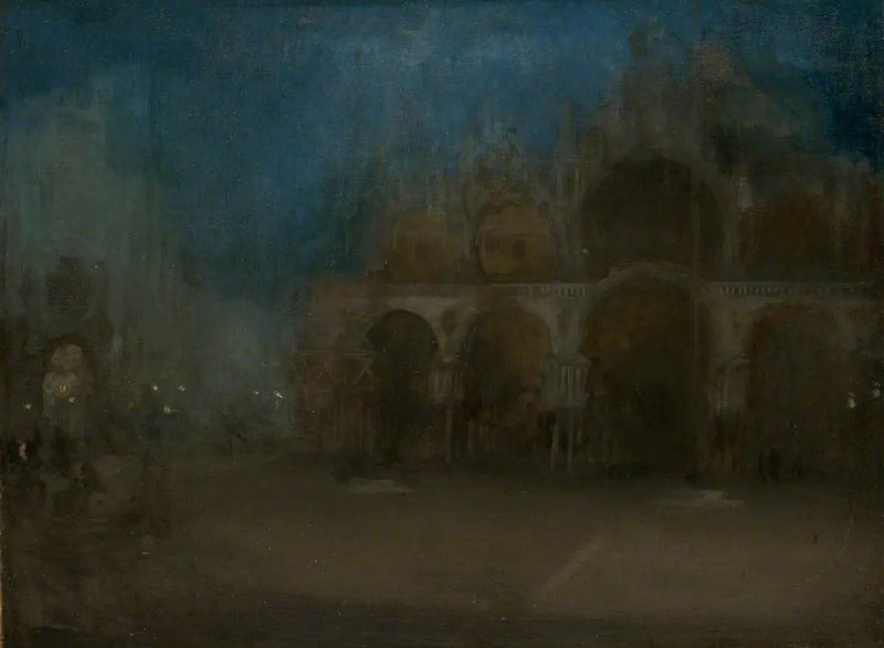 Gece: Mavi ve Altın, Saint-Marc, Venedik - James Abbott McNeill Whistler