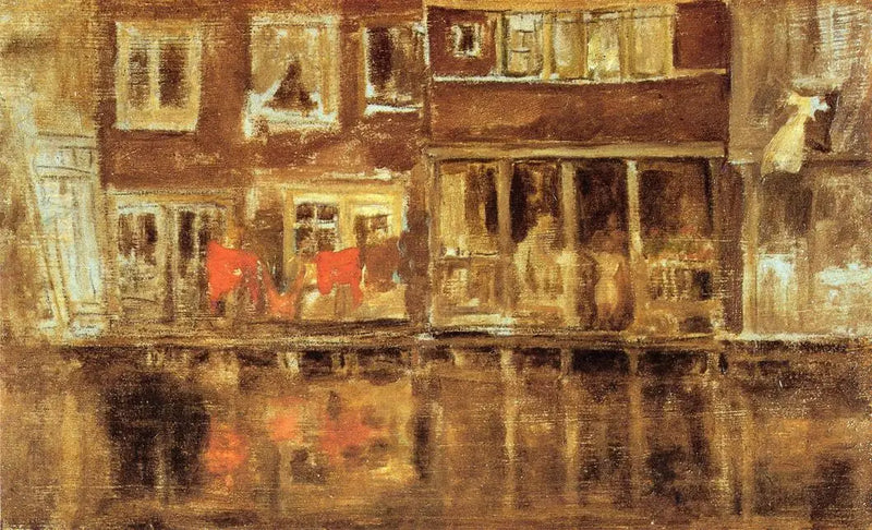 Amsterdam Kanalı - James Abbott McNeill Whistler