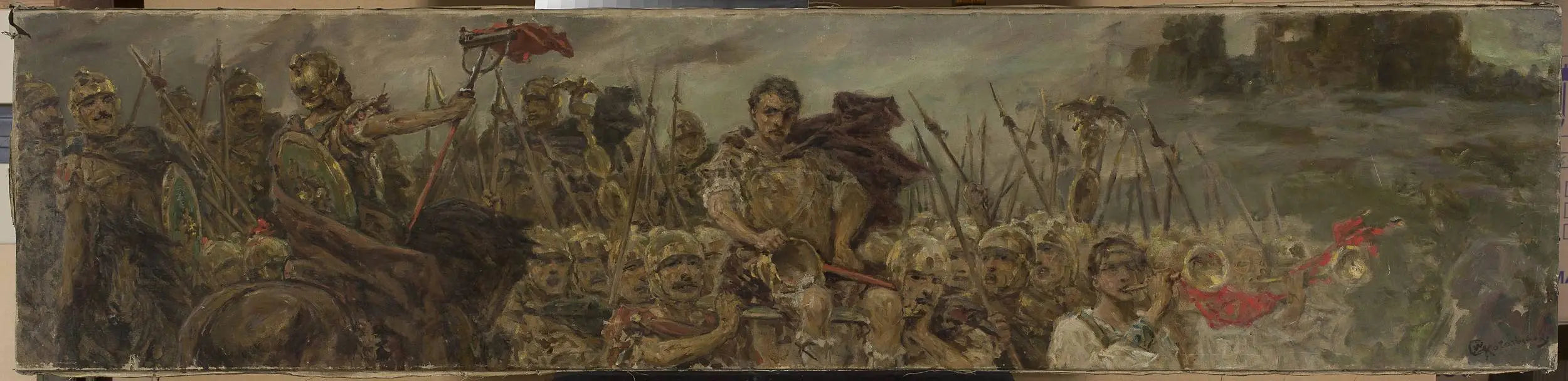 Procession victorieuse après la bataille - Wilhelm Kotarbiński - Alpha Reproduction