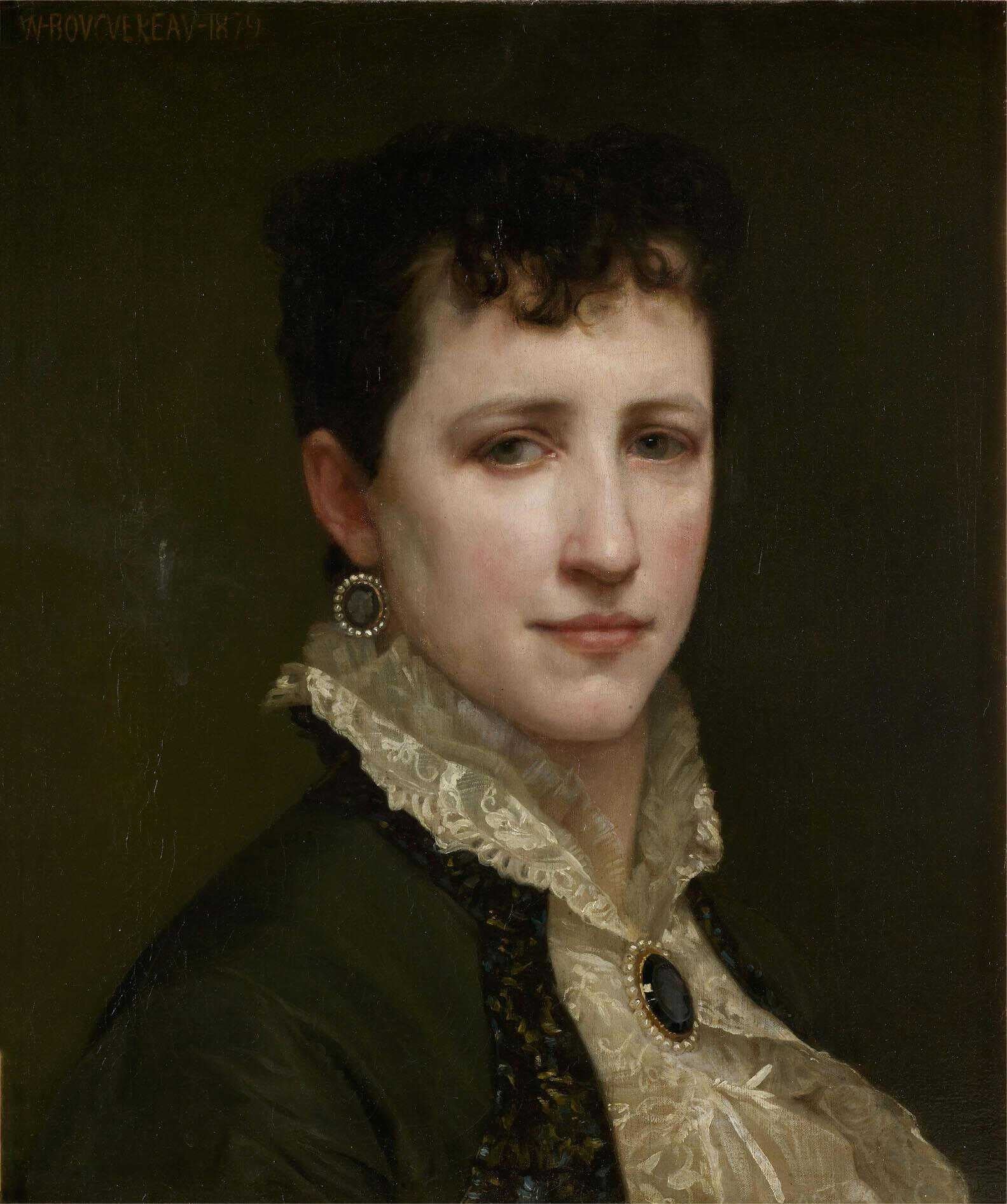 Reproduction du tableau « Portrait de Mademoiselle Elizabeth Gardner - Bouguereau » par Alpha Reproduction en peinture à l’huile
