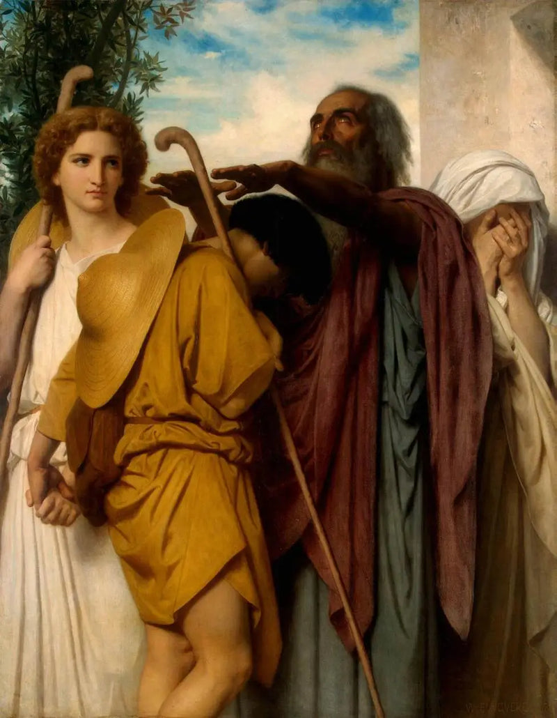 Tobias'ın Babasına Veda Eseri - Bouguereau