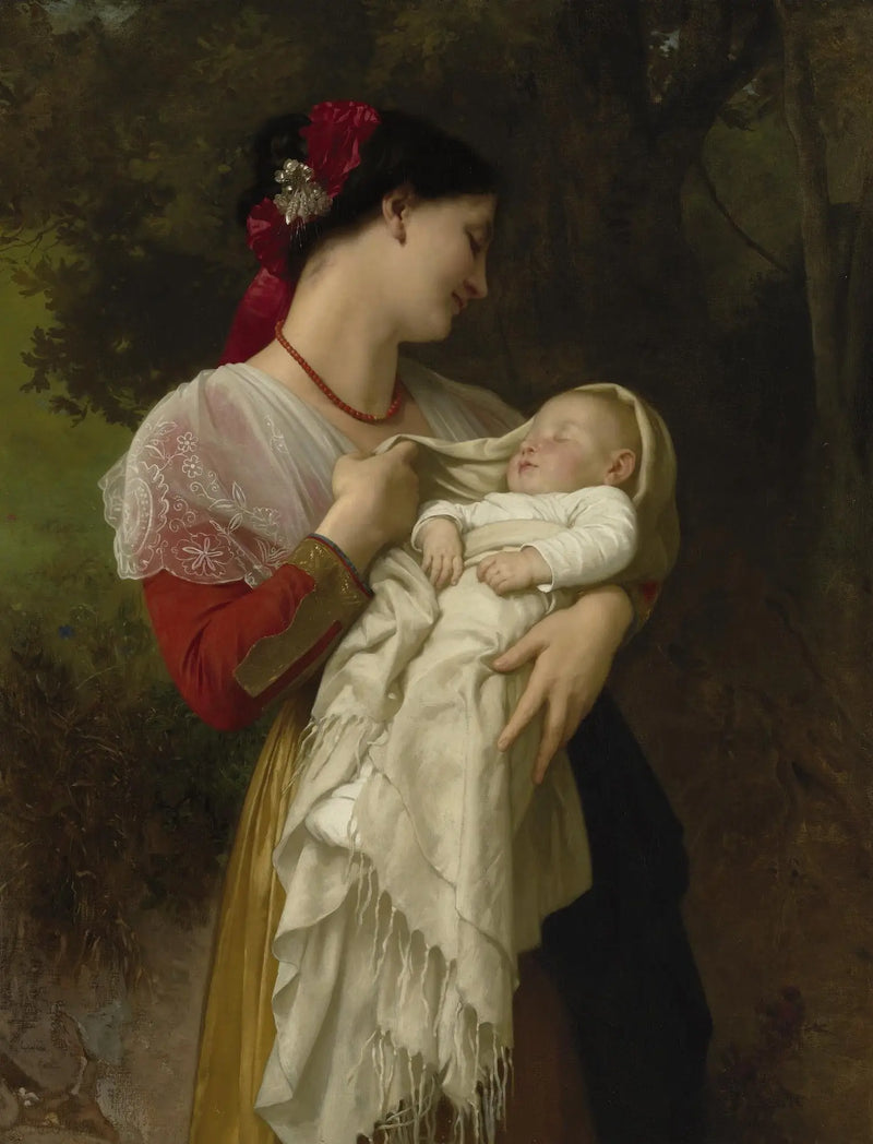 Anne sevgisi - Bouguereau