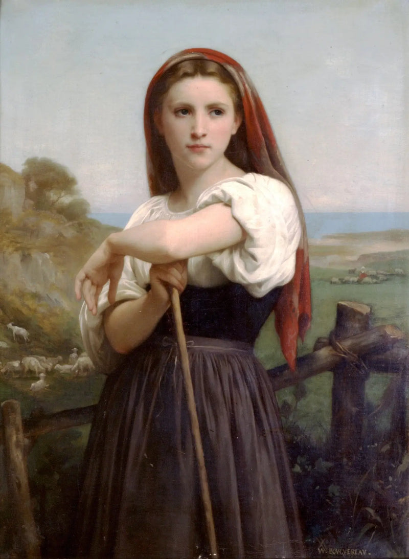 Genç Çoban Kızı - Bouguereau