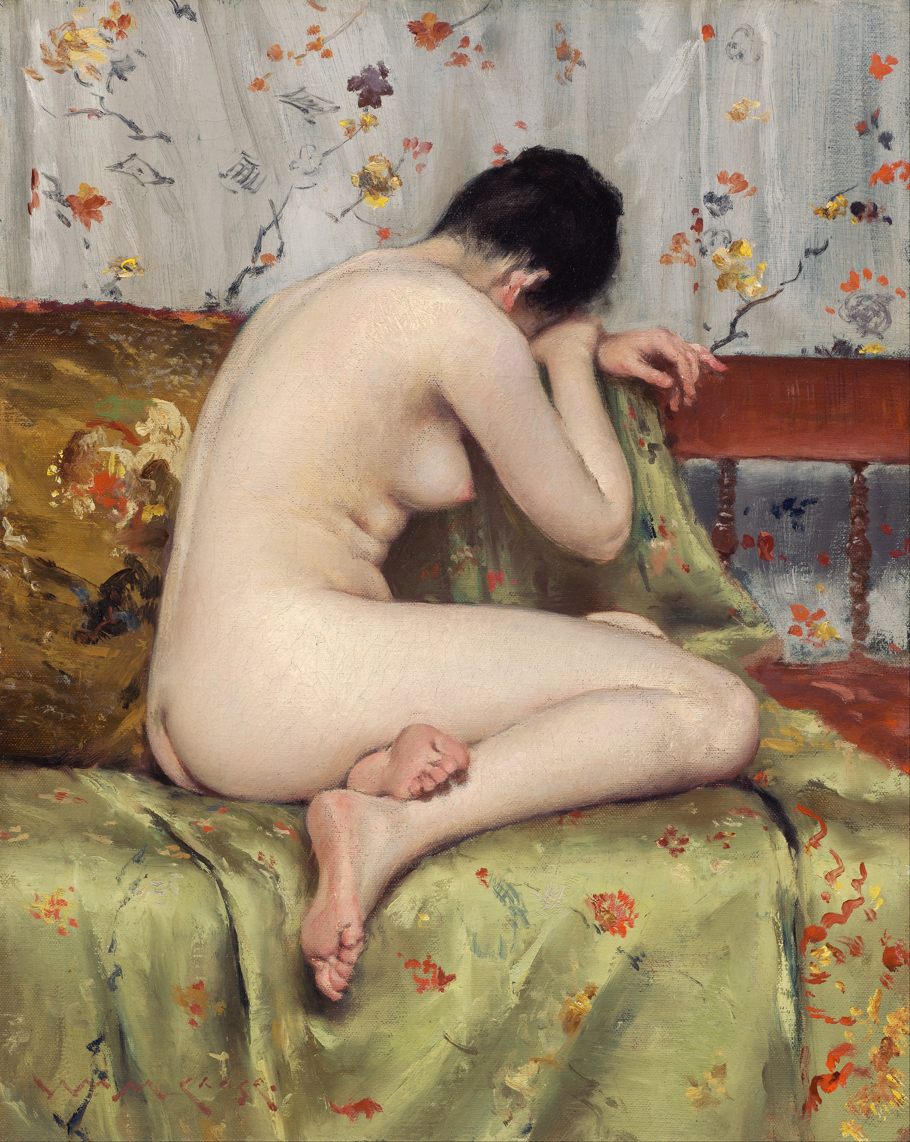 Une Madeleine moderne - William Merritt Chase