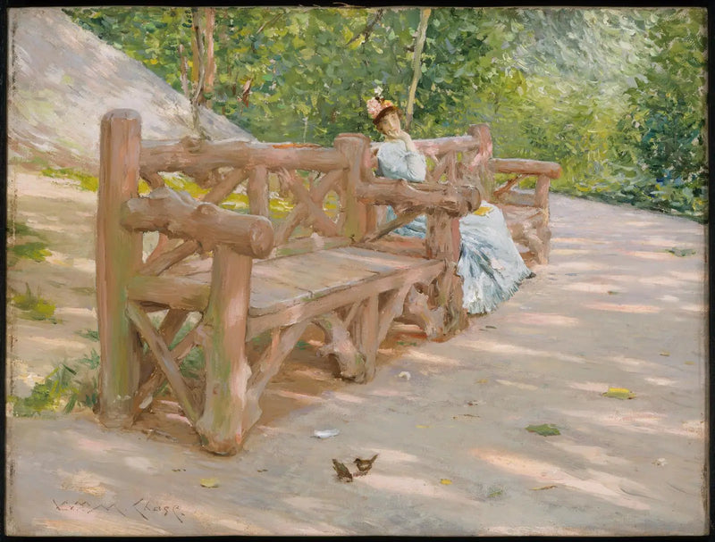 Park Bankı - William Merritt Chase