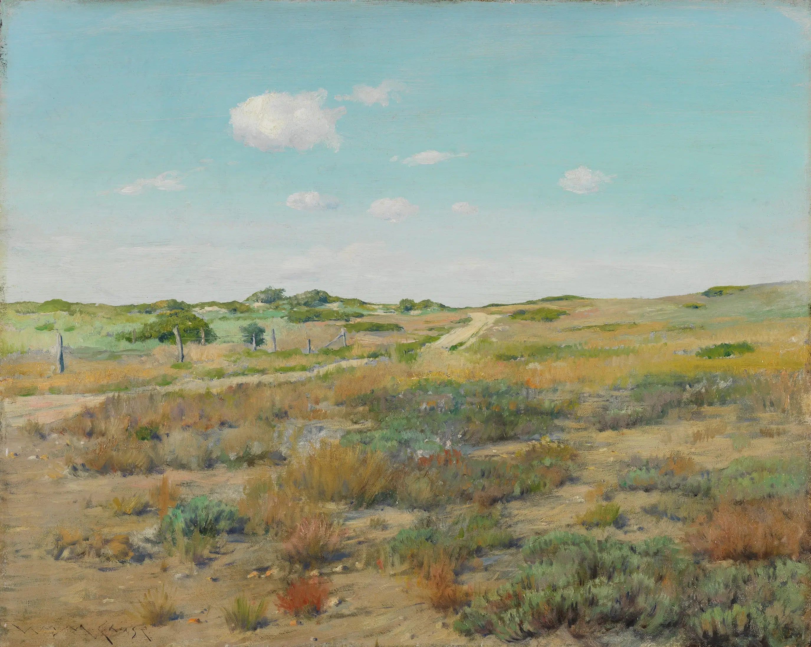 Les collines de Shinnecock - William Merritt Chase - Alpha Reproduction