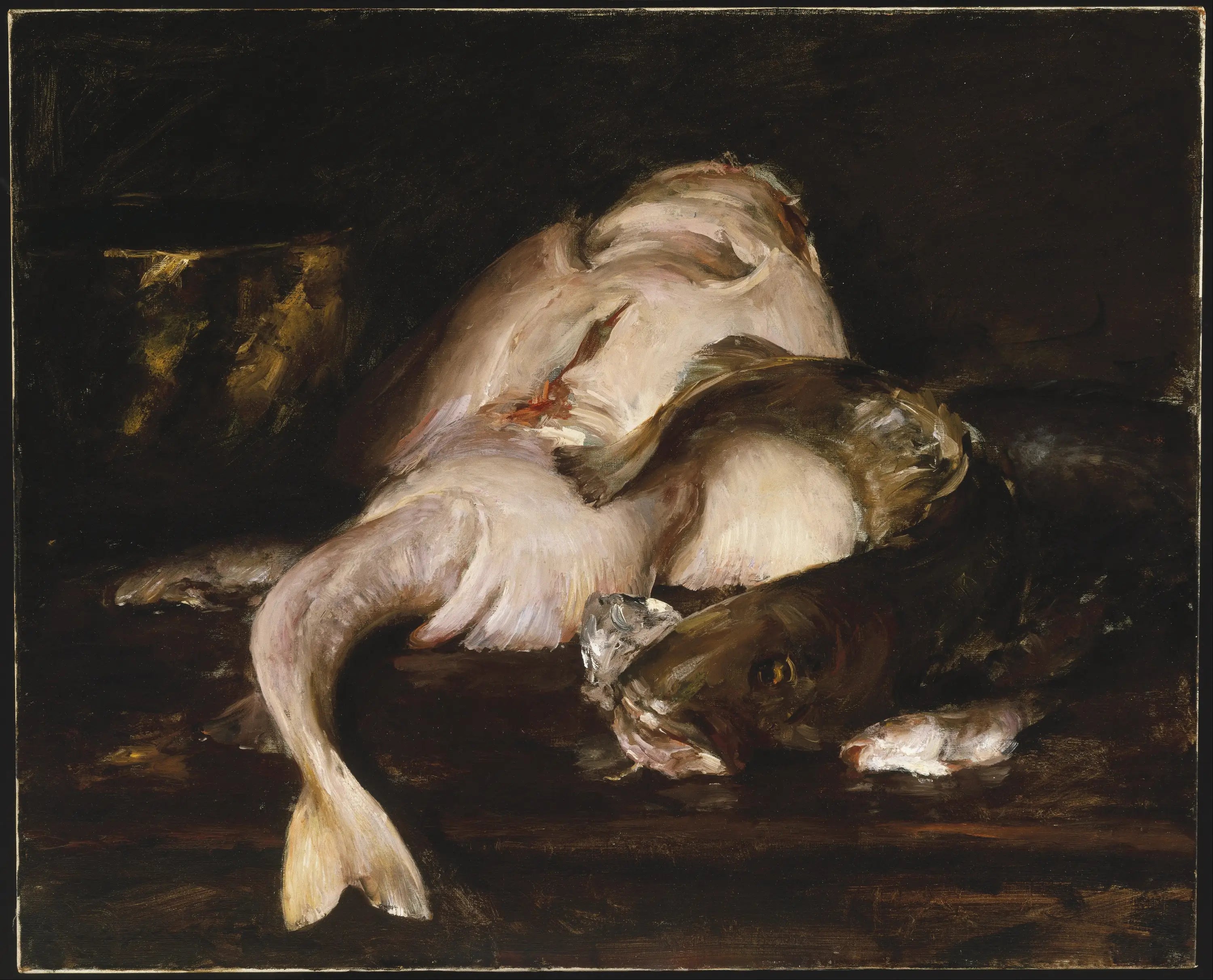 Nature morte poisson - William Merritt Chase - Alpha Reproduction