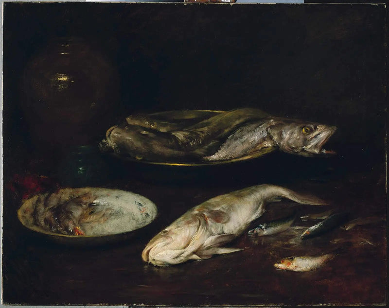 Doğa Manzarası - Balık - William Merritt Chase