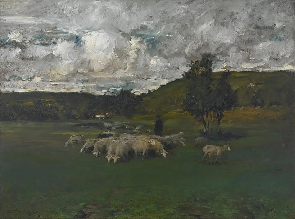 Vue près du bureau de vote - William Merritt Chase - Alpha Reproduction