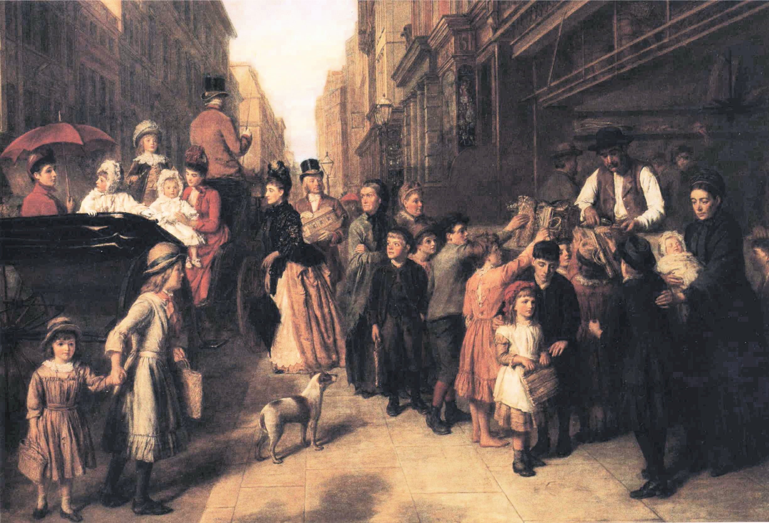 Pauvreté et richesse - William Powell Frith