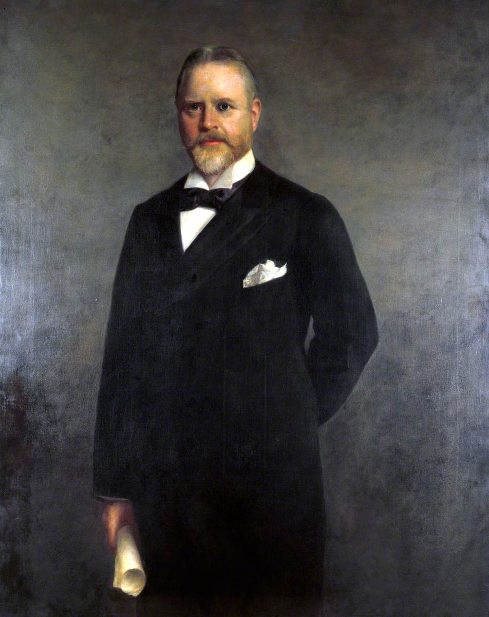 Colonel Sir William Pollitt, VD, JP, DL, officier de l'Ordre de Léopold, Belgique, promoteur des chemins de fer britanniques et fonctionnaire du gouvernement - William Powell Frith