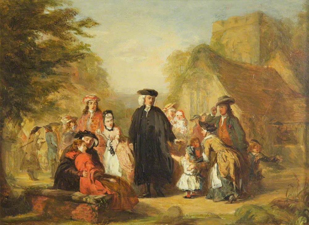 Le pasteur du village - William Powell Frith
