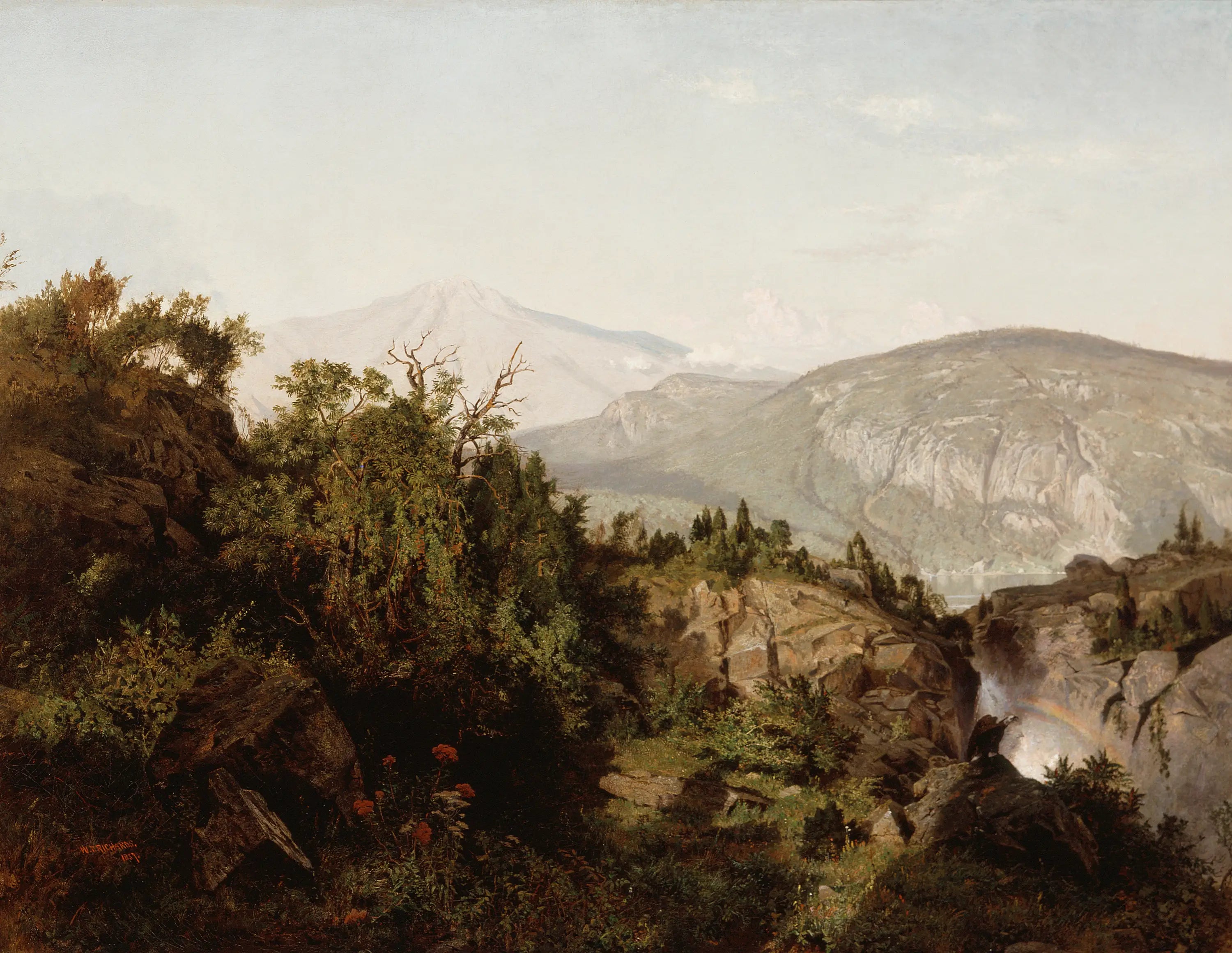Dans les montagnes Adirondack - William Trost Richards - Alpha Reproduction