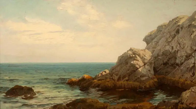 Marée basse Newport Rhode Island - William Trost Richards - Alpha Reproduction