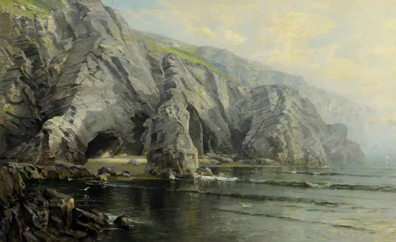Baie du Moulin Huet, Guernsey - William Trost Richards