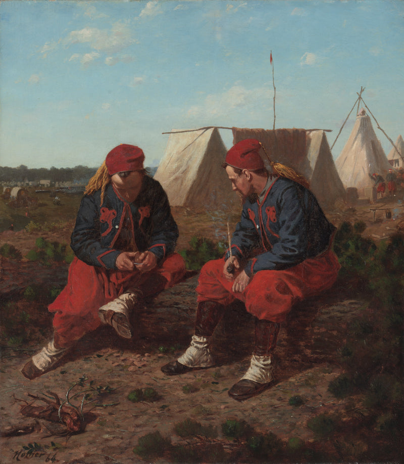 La pipe en bois de bruyère - Winslow Homer