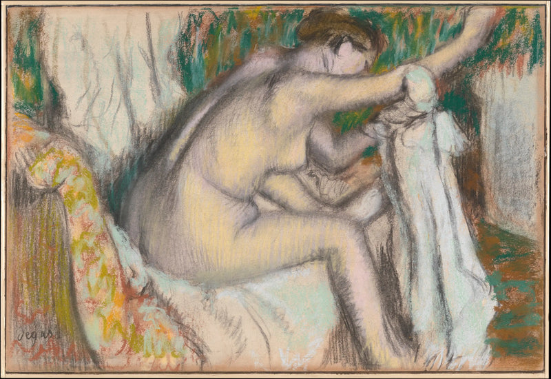 Kolunu kurutan kadın - Edgar Degas