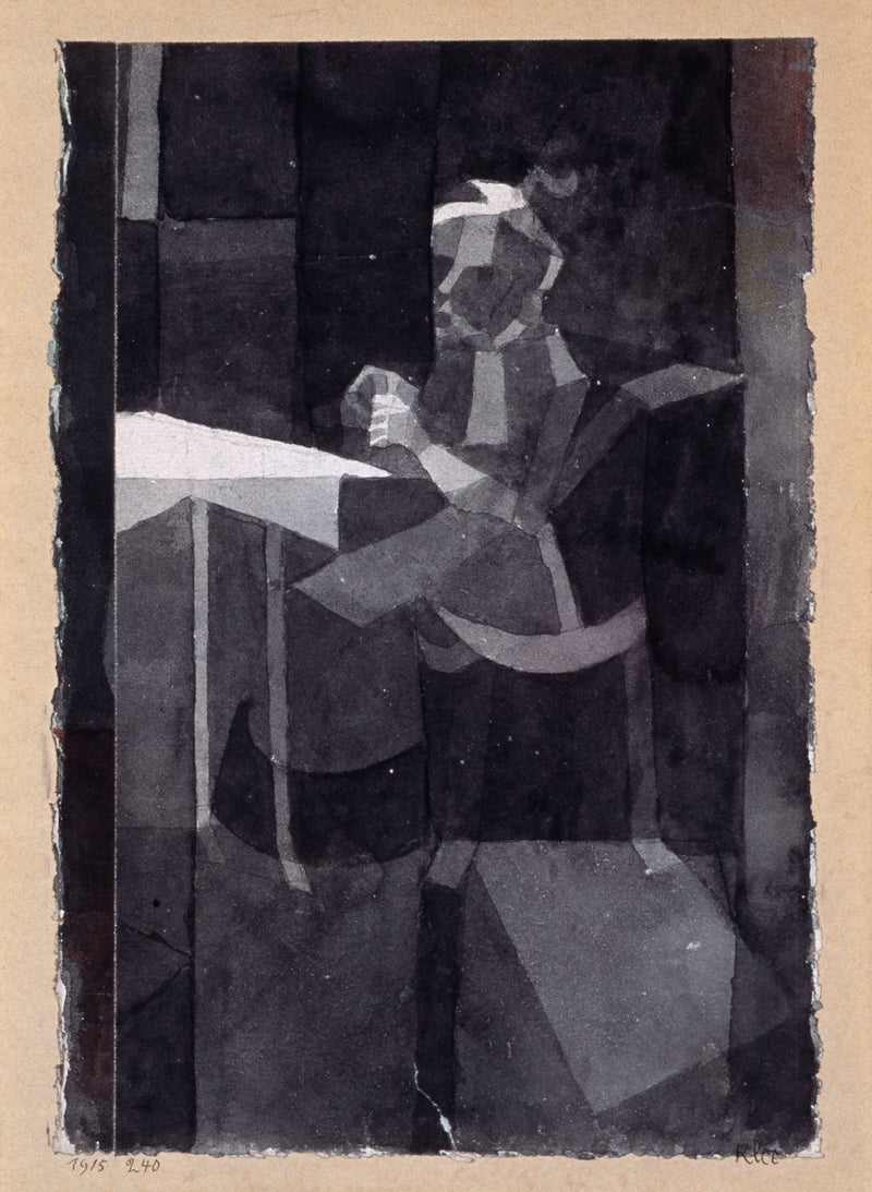 Woman Knitting - Paul Klee