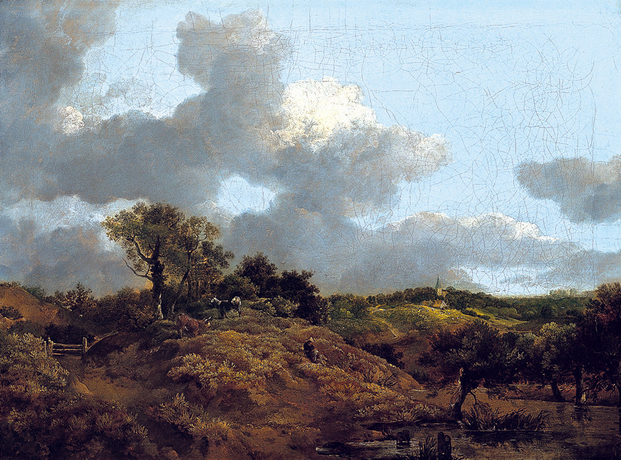 Paysage boisé avec un berger assis - Thomas Gainsborough