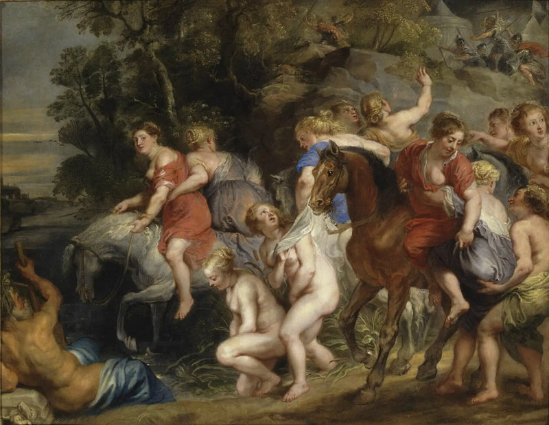 Clélie Tiber'i Geçerken - Peter Paul Rubens