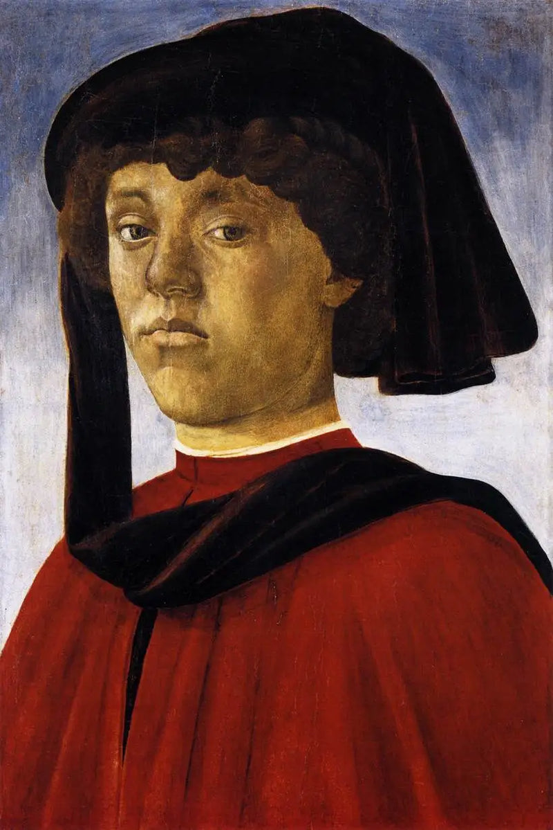 Genç Adam Portresi - Sandro Botticelli