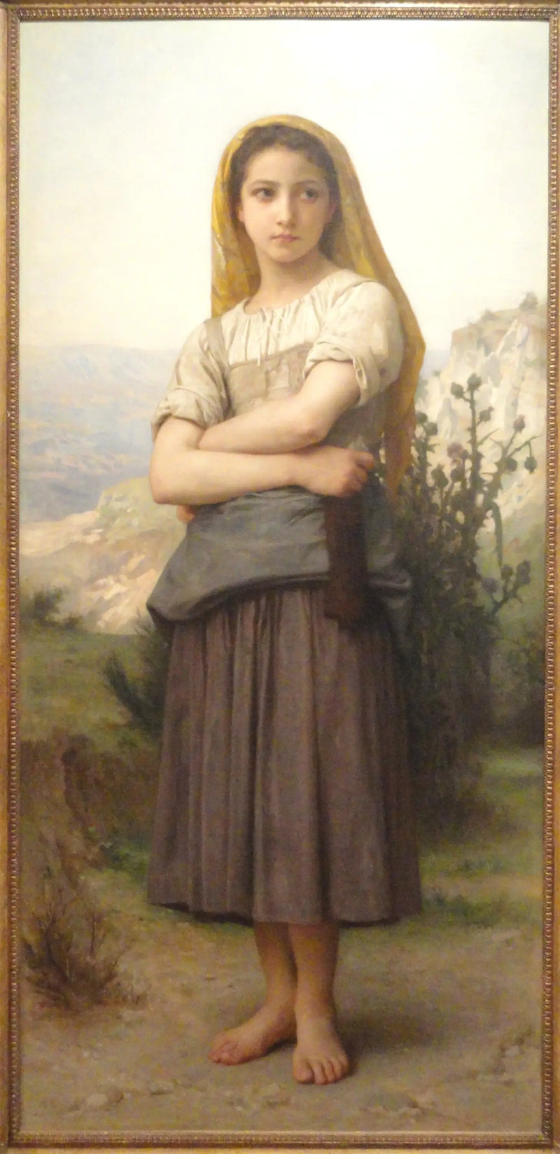 Genç çoban kızı - Bouguereau