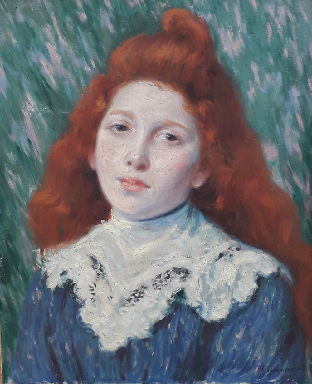 fille en col blanc - Federico Zandomeneghi - Alpha Reproduction