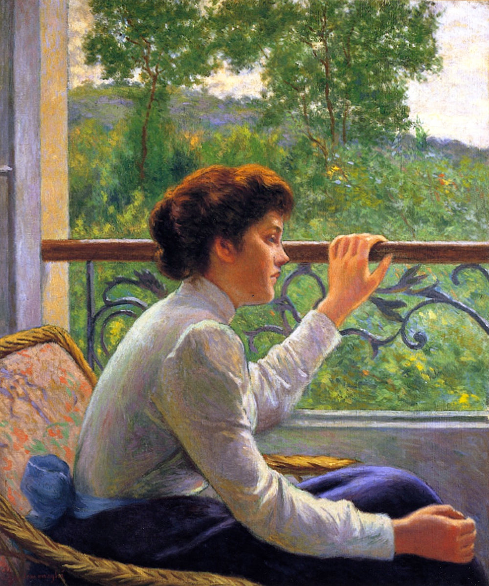 La fille à la fenêtre - Federico Zandomeneghi - Alpha Reproduction