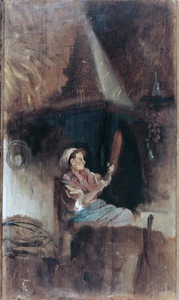 Şömine Yanında - Giuseppe De Nittis