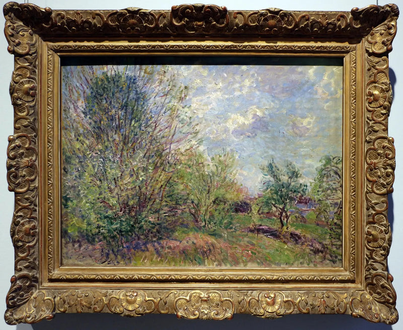 Ormanın kenarında / Manzara. Bahar - Alfred Sisley
